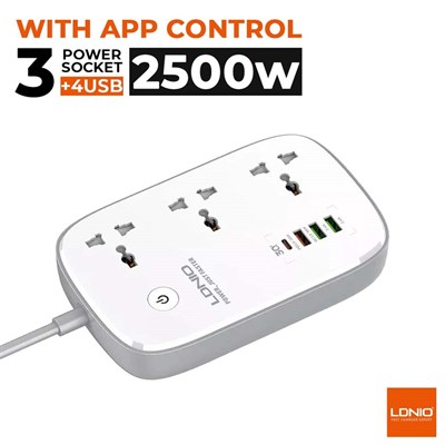 LDNIO SCW3451 WI-FI Smart Power Strip Multi Socket