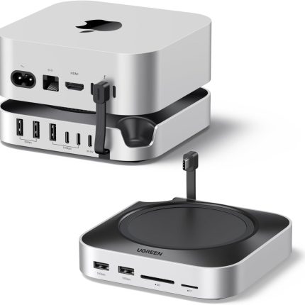 UGREEN Mac mini M4 Dock & Stand with NVMe SSD Enclosure
