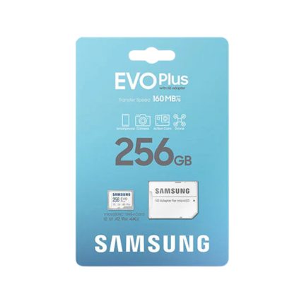 Samsung 256GB EVO Plus130MB/s Micro SD Card With adapter