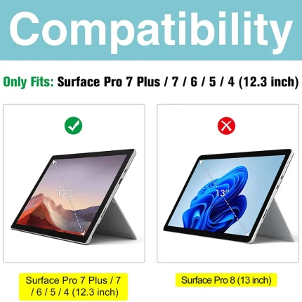 Tempered Glass For Microsoft Surface Pro 4 5 6 7 8 Tablet 12.3″ Screen Protector