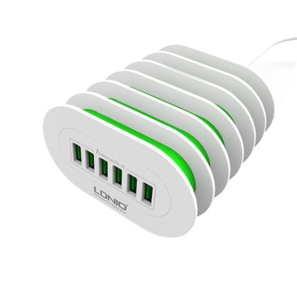 LDNIO A6702 6-port USB Home Charger Adapter